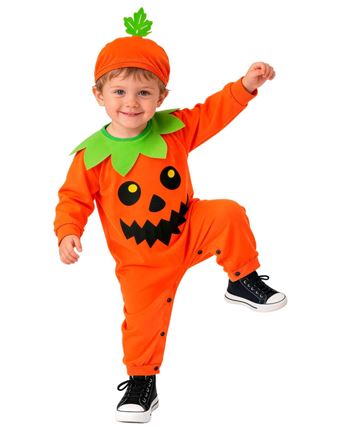 Disfraz de Calabaza con Gorro para Bebe