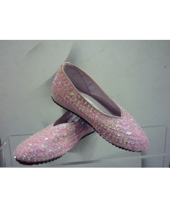 ZAPATO LENTEJUELA ROSA