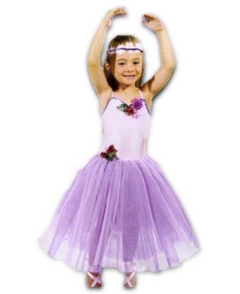 DISFRAZ DE BAILARINA ROSA Y MORADO