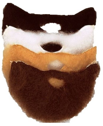 ▷ BARBA CASTAÑA CON BIGOTE MEDIANA