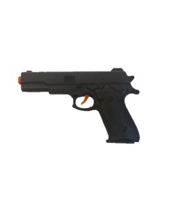 PISTOLA GANSTER NEGRA PLÁSTICO PEQUEÑA