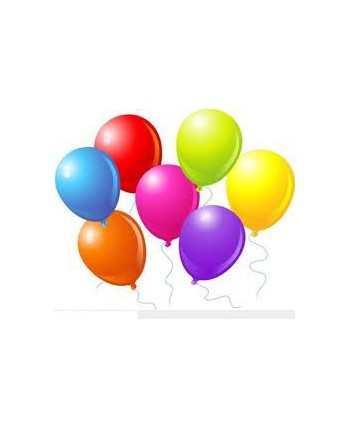 GLOBO SURTIDOS 100 UNI. PROFESIONALES 95CM PERIMETRO