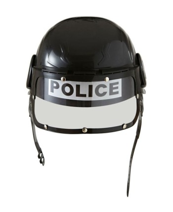 CASCO POLICIA NEGRO