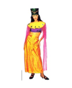 DISFRAZ DE CLEOPATRA AMARILLO