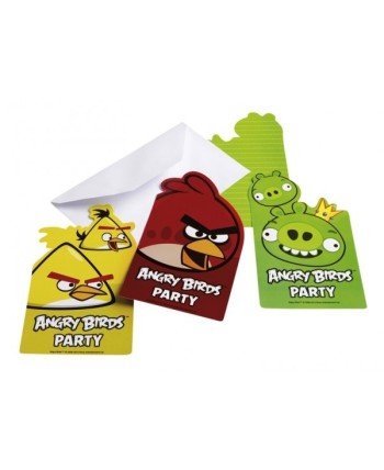 INVITACIONES ANGRY BIRD