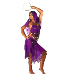 DISFRAZ DE ZINGARA MONEDAS PARA MUJER