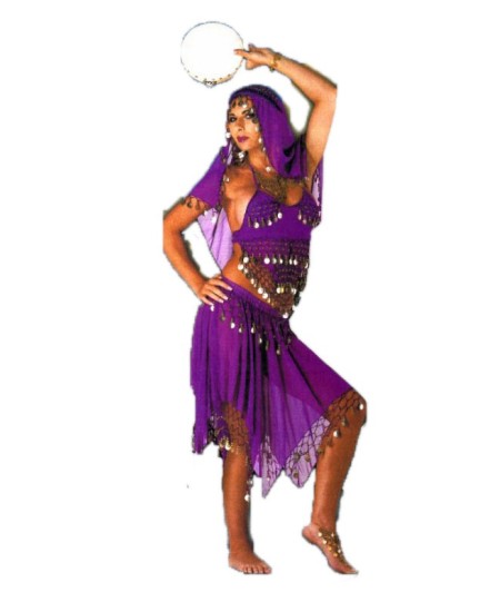 DISFRAZ DE ZINGARA MONEDAS PARA MUJER
