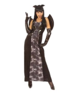 DISFRAZ DE VAMPIRESA MURCIELAGO PARA MUJER