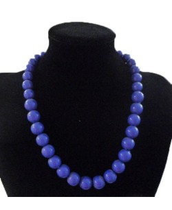COLLAR AZUL BOLAS PEQUEÑO