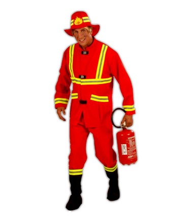 DISFRAZ DE BOMBERO