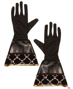 GUANTES PIRATA NEGROS