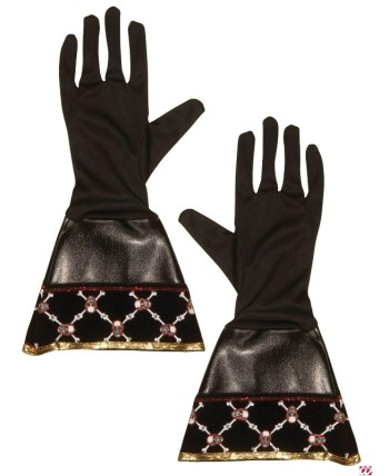 GUANTES PIRATA NEGROS