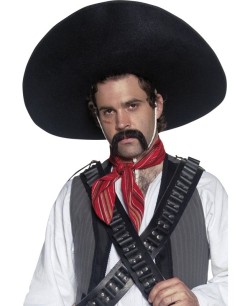 SOMBRERO CHARRO NEGRO LUJO