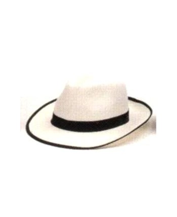 SOMBRERO GANSTER ALA ANCHA BLANCO T.8