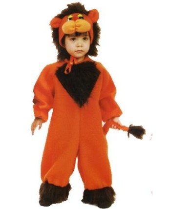 DISFRAZ DE LEON NARANJA INFANTIL