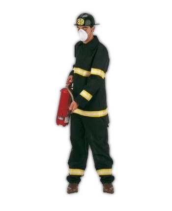 DISFRAZ DE BOMBERO CON CASCO