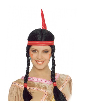 PELUCA INDIA 2 TRENZAS