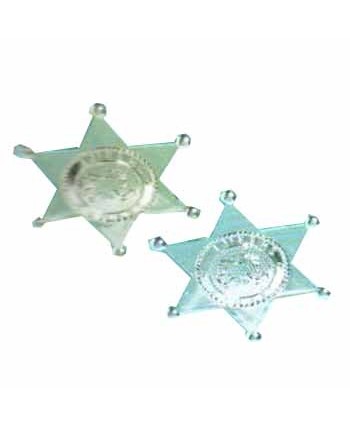 ESTRELLA SHERIFF DORADA O PLATA