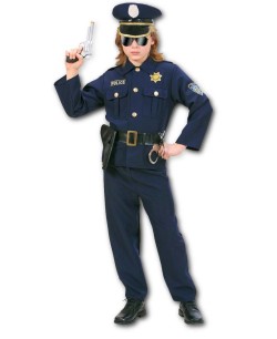 DISFRAZ DE POLICIA AZUL PARA NIÑO