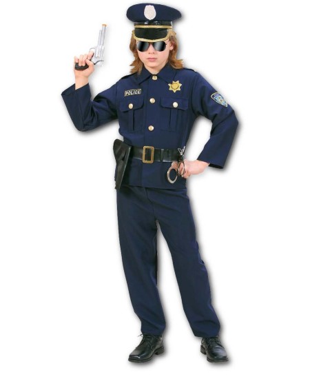 DISFRAZ DE POLICIA AZUL PARA NIÑO