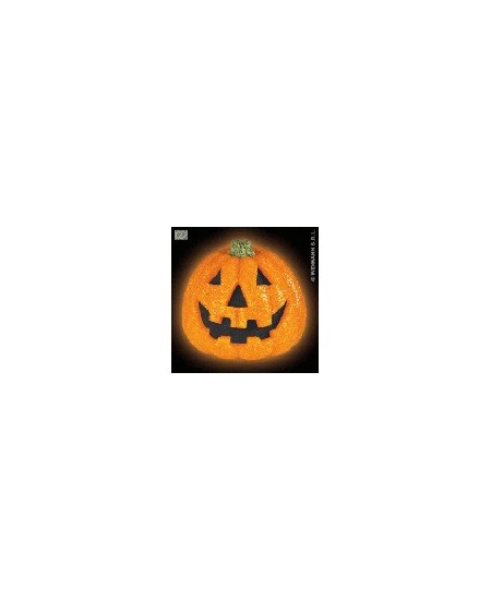 CALABAZA ESCARCHA LUZ 20CM.