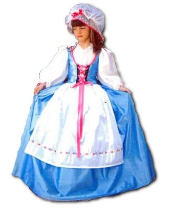 Disfraz de dulcinea para niña