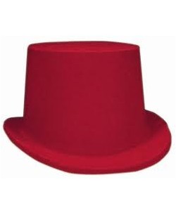 CHISTERA ROJA FLOCADA