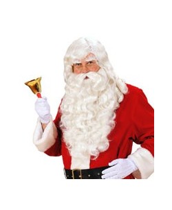 PELUCA, BARBA Y CEJAS PAPA NOEL LUJO