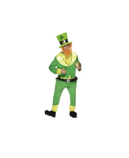 DISFRAZ DE DUENDE VERDE GORDITO SAN PATRICK PARA HOMBRE