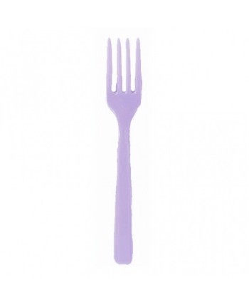 TENEDOR LILA 10 UNIDADES