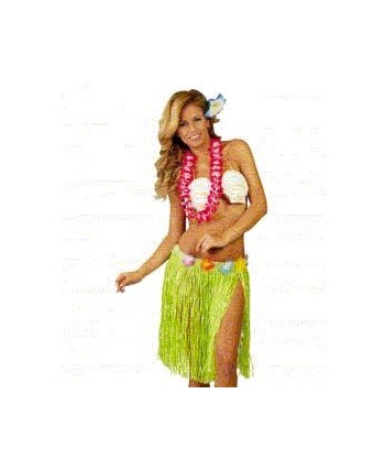 FALDA HAWAIANA 45 CM VERDE