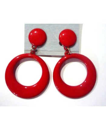 PENDIENTE ROJO MEDIANO