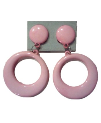 PENDIENTE ROSA MEDIANO