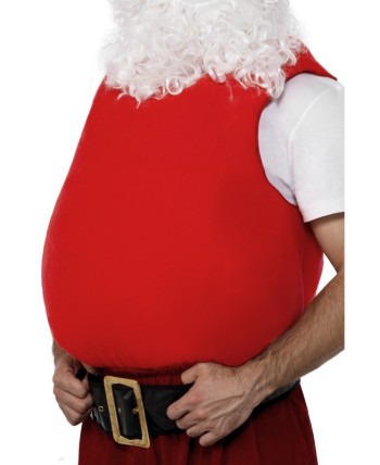 BARRIGA RELLENO PAPA NOEL