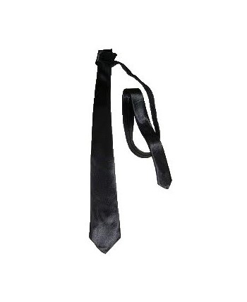 CORBATA NEGRA CON NUDO