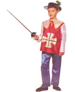 Disfraz de mosquetero niño
