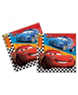 SERVILLETAS CARS 20 UNIDADES