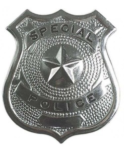 PLACA DE POLICIA METAL