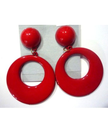 PENDIENTE ROJO GRANDE