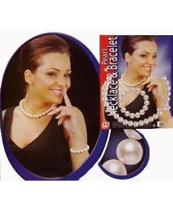 COLLAR Y PULSERA PERLA