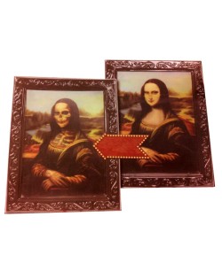 Cuadro Holográfico Mona Lisa