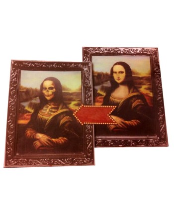 Cuadro Holográfico Mona Lisa