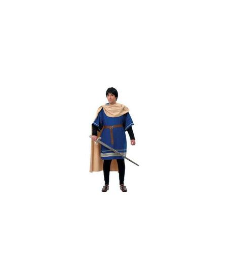 DISFRAZ DE MEDIEVAL GUERRERO AZUL PARA HOMBRE
