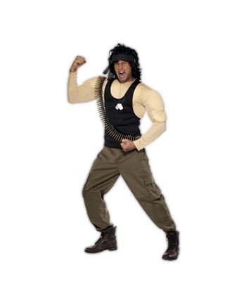 DISFRAZ DE RAMBO CON CAMISETA MUSCULOSA