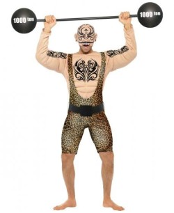 DISFRAZ DE HOMBRE FORZUDO CON MUSCULOS PARA HOMBRE