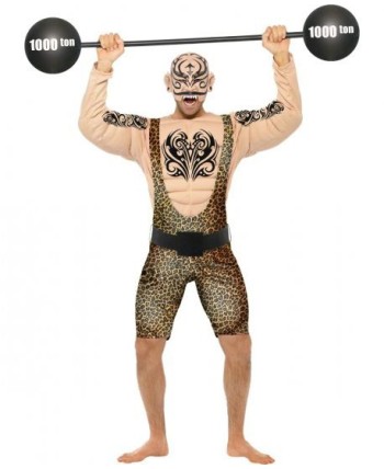DISFRAZ DE HOMBRE FORZUDO CON MUSCULOS PARA HOMBRE