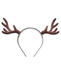 DIADEMA CUERNOS DE RENO MARRON