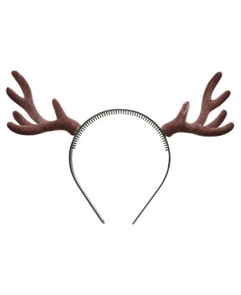 DIADEMA CUERNOS DE RENO MARRON