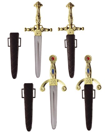 PUÑAL DECORADO CON FUNDA