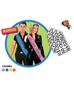 BANDA PERSONALIZADA 2 COLORES